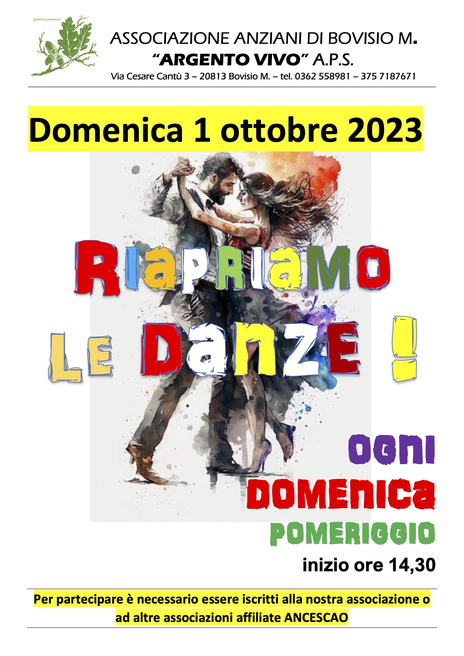 RIAPRIAMO LE DANZE  - 