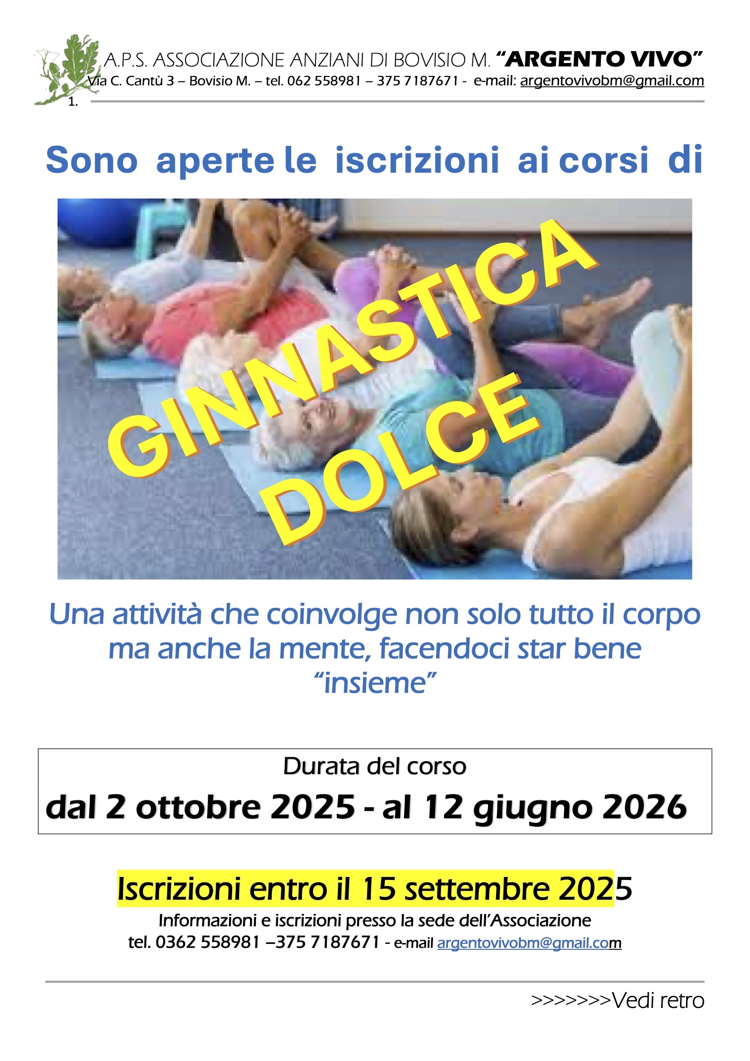 GINNASTICA DOLCE - 