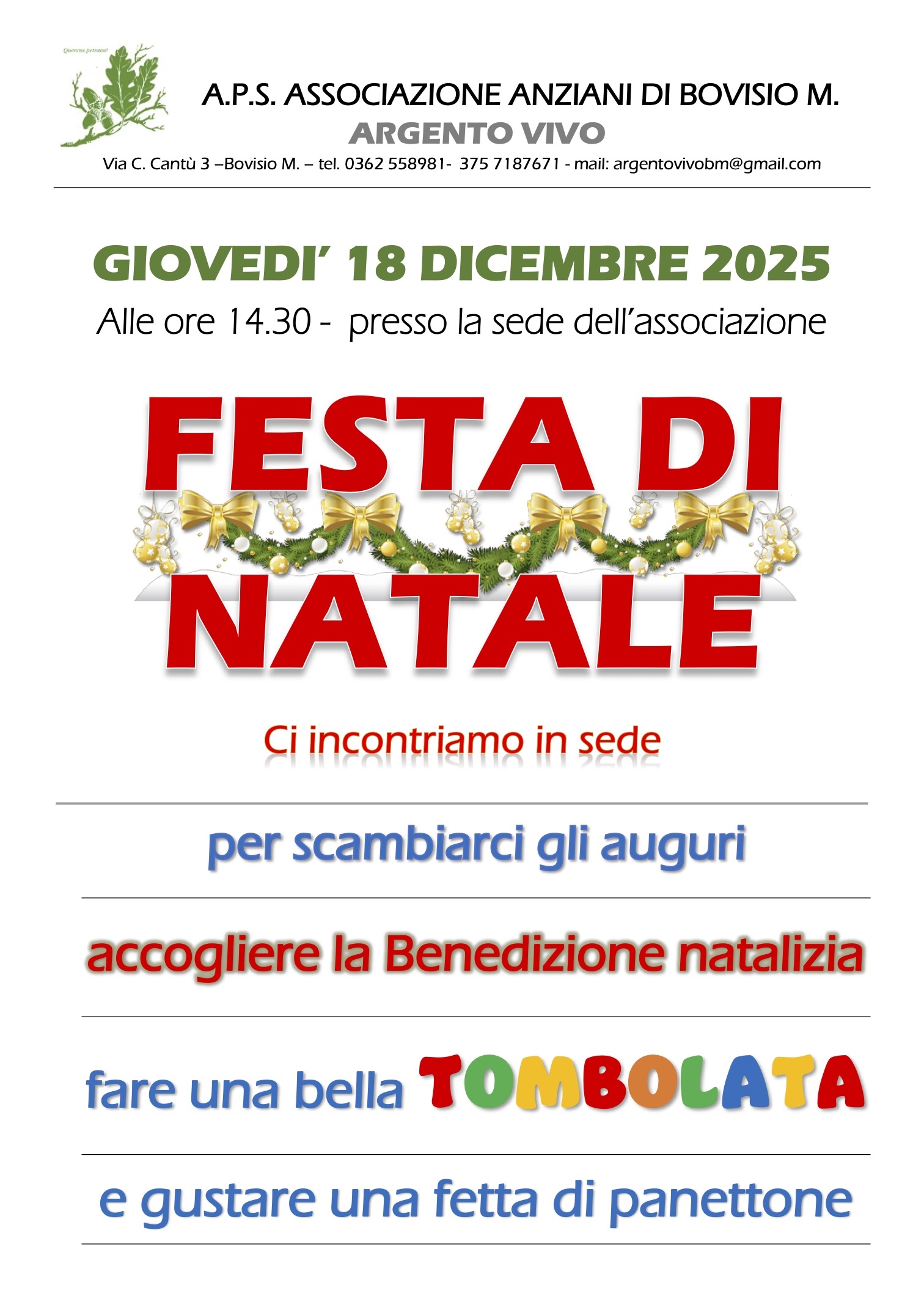 FESTA DEGLI AUGURI - 