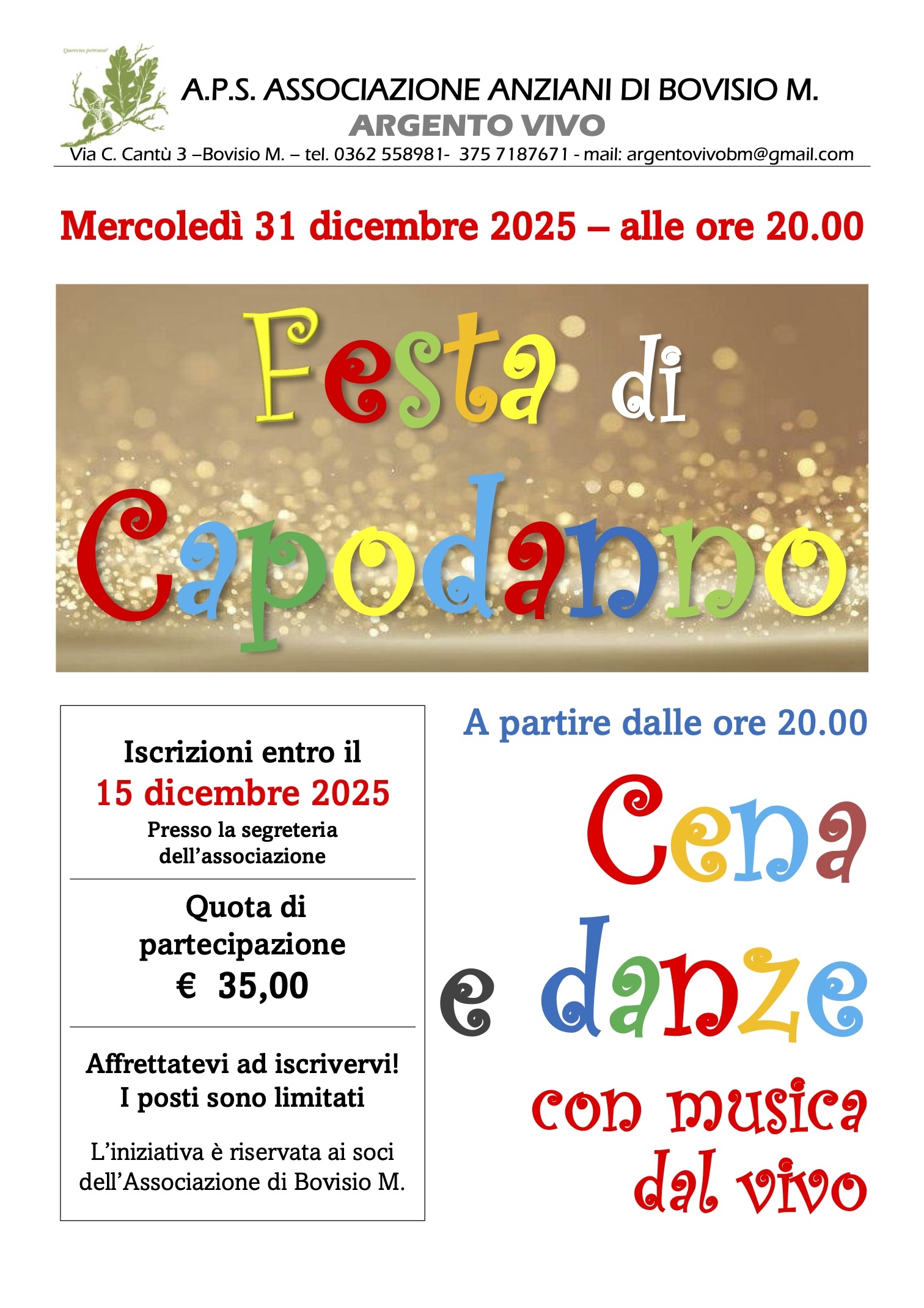 FESTA DI CAPODANNO - 