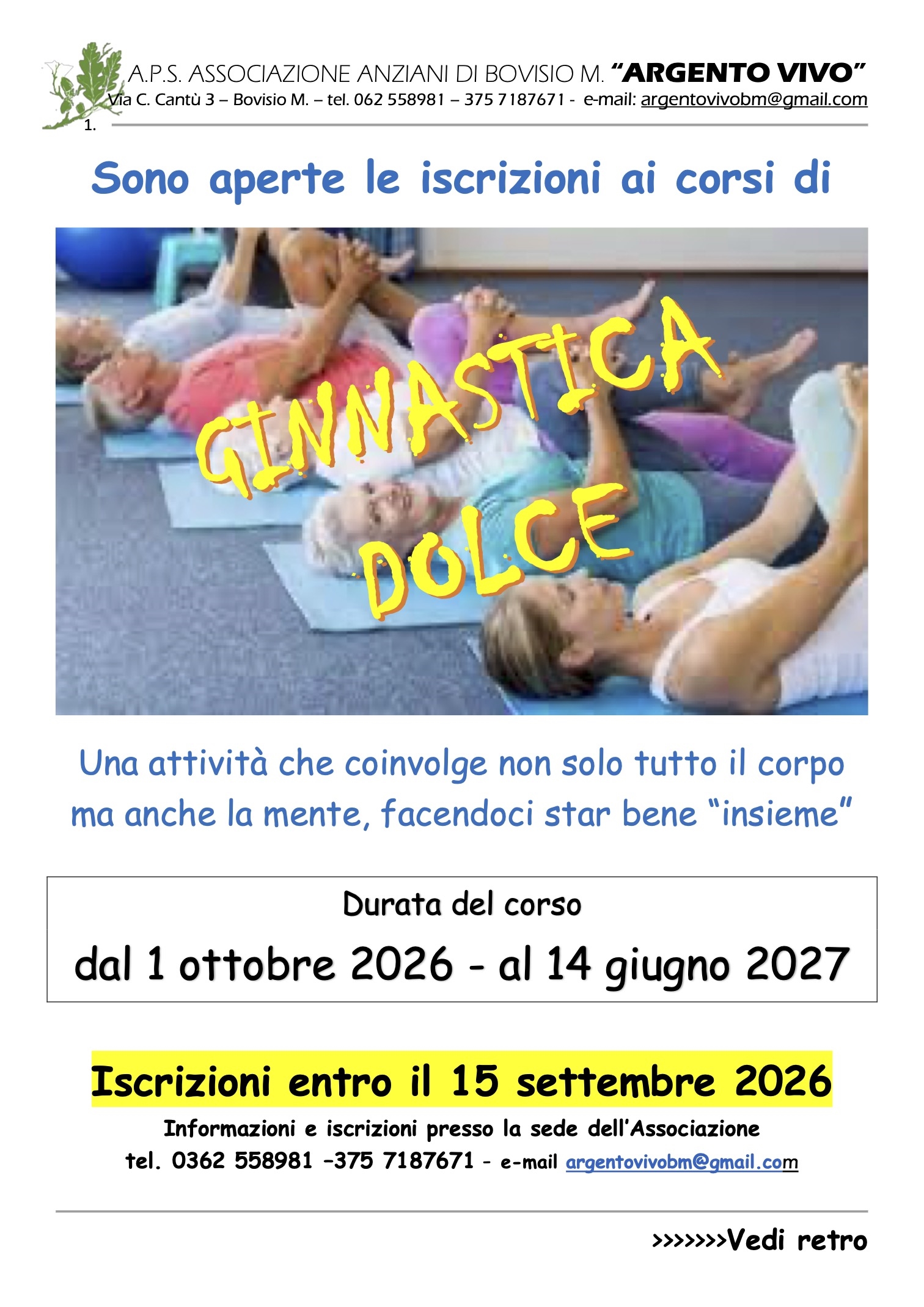 GINNASTICA DOLCE - 